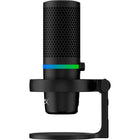 HP - Microphone USB HyperX DuoCast - Éclairage RVB - Noir-Support anti-choc à profil bas