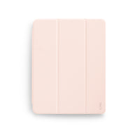 Étui JCPal DuraPro avec porte-crayon pour iPad Pro 12,9" (modèle 2021) - Rose-Étui à rabat léger