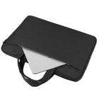 Vangoddy mPaneki Sac de transport à bandoulière Porte-documents pour ordinateur portable 15,6 po - Noir-Une poche extérieure en nylon à fermeture parfaite pour un accès rapide.