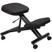 Nicer Interior - fauteuil à appui-genoux ergonomique - noir-Soulage la tension du dos