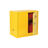 Zenith SafetyMD – Armoire pour produits inflammables, 22 gallons-Paroi double, acier soudé de calibre 18 avec un espace de circulation d’air de 1 1/2 po