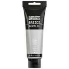 Liquitex Basics – Peinture acrylique 1046236, argent, tube de 118 ml-Formulée avec des pigments de qualité artistique sur lesquels l'artiste peut compter