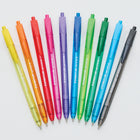 Staedtler - Stylo à bille triangulaire rétractable - Couleurs assorties - Paquet de 10  -10 couleurs assorties : jaune, orange, rouge, rose, violet, bleu foncé, bleu pâle, vert pâle, vert foncé et noir.