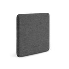 Tableau d'affichage Poppin, 12 "x 12", Gris foncé-12,5 long. x 12,5 larg. x 0,5 prof. (po)