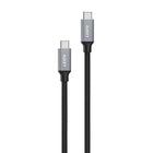 Câble de chargement AUKEY USB C vers C PD - 2 mètres-Couleur Noir, Nylon tressé