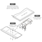 AnthroDesk - Plateau pour clavier avec réglage de la hauteur et de l'inclinaison-Le plateau extra-large avec zone de souris intégrée comprend un repose-poignet et un tapis de souris et est dimensionné pour s'adapter à la plupart des claviers