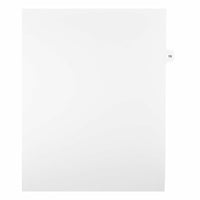 Mark Maker – Onglets séparateurs juridiques blancs, 1/15 onglets, format lettre, sans trous, numéro 19, 25/paquet-Onglets séparateurs blancs, 1/15 onglets