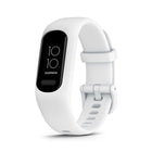 Bracelet d'activité Garmin vivosmart 5 Petit/Moyen - Blanc-Les applications sportives intégrées proposent des profils d'activité tels que la marche, course, yoga, cardio, natation en piscine et plus