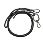 SwitchEasy - MagEasy Carte à sangle avec tour de cou amovible et lanière de téléphone - Sangle de 6 mm - Noir-Disponible en Noir