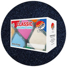 Sandtastik – Boîte de sable classique coloré, 10 lb (4,5 kg), bleu marine-Le grain est fin et a un éclat naturel