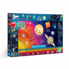 eeBoo - Puzzle du Système Solaire Puzzle - 100 Pièces-La taille du puzzle est de 27 x 18 pouces une fois terminé