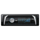 DS18 – Ens. stéréo d'automobile avec récepteur Bluetooth, 2 haut-parleurs de 6,5 po 4 voies et 2 haut-parleurs 6 x 9 po 5 voies-Le récepteur radio intégré au tableau de bord lit la radio AM/FM, le CD, le MP3, le WMA et prend en charge les entrées USB/SD/MMC et auxiliaires, le tout sur la face amovible. Écran ACL avec éclairage de nuit bleu