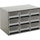 Armoires de petits casiers modulaires pour pièces, dimensions du tiroir 5 3/16 larg. x 10 9/16 prof. x 3 1/16 haut. (po)-Nombre de tiroirs : 9