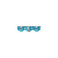 Eureka 37" x 2,25" Garniture déco festonnée, chat dans le chapeau bleu, paquet de 72-Utilisez cette garniture décorative colorée pour ajouter une touche finale à vos présentoirs, fenêtres, portes et tableaux noirs.