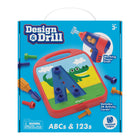 Educational Insights - Conception et perceuse® ABC & 123s-Une meilleure façon de forer des abc et des 123 ! le jeu de construction rencontre l'apprentissage préscolaire avec l'ensemble design & drill abcs & 123s ! Guidez l'une des cartes de lettres ou de chiffres incluses sur la carte à l'aide des trous pré-perforés, puis utilisez la perceuse électrique et les boulons colorés pour recréer la lettre ou le nombre affiché