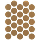 St. James™ – Sceaux imprimables, diam. 1 3/4 po (4,5 cm), or métallique, feuille/25, paq./8 feuilles (200 sceaux)-Sceaux