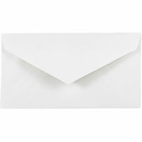 JAM Paper - Enveloppes commerciales Monarch - 3,875 x 7,5 - blanches - Paquet de 50-Blanc