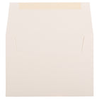 JAM Paper Enveloppes Strathmore A7, blanc naturel, 250/paquet-Intérieur vierge où écrire un mot personnalisé