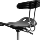 Flash Furniture – Tabouret de dessinateur éclatant de 30,5 po avec siège tracteur, noir (LF215BLACK)-Siège pivotant