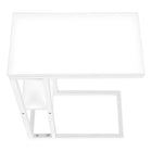 Monarch Specialties - 3676 Table D'Appoint - 25 po H/Blanc/Metal Blanc-9