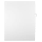 Mark Maker – Onglets séparateurs juridiques blancs, 1/25 onglets, format lettre, sans trous, numéro 84, 25/paquet-Onglets séparateurs blancs, 1/25 onglets