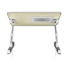 Aluratek - Table ajustable pour portative, avec ventilateur (ACT01F)-Hauteur ajustable de 9,4 à 12,6 po