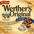 Werther's Original - Bonbon au caramel café, sans sucre-Le nouveau bonbon au caramel café sans sucre de Werther's Original est une combinaison délicieuse de caramel crémeux et de café riche tourbillonné ensemble pour donner un bonbon délicieux sans se sentir coupable d'indulgence  