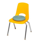 Bouncyband Coussin sensoriel Little Wiggle Seat, Argent-Flexible child size nubs on one side and small bumps on the other give a choice for just the right amount of tactile stimulation