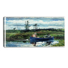 Designart – Toile imprimée, Le bateau bleu, Winslow Homer (PT5021-40-20)-Impression
