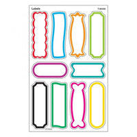 TREND enterprises - Grand autocollant Supershapes, étiquettes, paquet de 480-Conception : Étiquettes