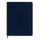 Moleskine - Carnet Classic Format Xl À Pages Lignées - Couverture Souple - 7,5 po x 10 po - Bleu Saphir-192 feuilles