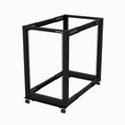 StarTech - Rack 18U à 4 poteaux à profondeur réglable et à cadre ouvert-Ooffre des repères faciles à lire pour les unités de rack (U) et la profondeur qui permettent d’adapter facilement le rack mobile à votre équipement