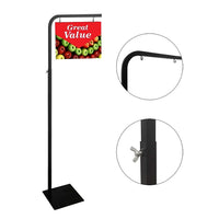 Futech A92 Support pour panneau suspendu, 83 "x 17" x 12 ", noir-Rampe de suspension 17 "