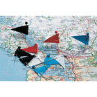Acme – Drapeaux pour cartes, paq./250 drapeaux (33005)-Drapeaux tout indiqués pour localiser des endroits importants sur une carte