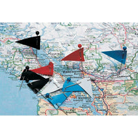 Acme – Drapeaux pour cartes, paq./250 drapeaux (33005)-Drapeaux tout indiqués pour localiser des endroits importants sur une carte
