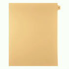 Markmaker - 25 tabs/PQT, 5 PQT/Boite, Intercalaires imprimes Legal, Chamois, 1/15th coupe| format lettre, sans trous, Numero 76-Intercalaires imprimes Legal