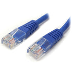StarTech  Câble réseau Cat5e moulé RJ45 UTP de 50 pi-Le serre-câbles moulé évite que le câble se plie trop à la hauteur du connecteur RJ-45, ce qui réduit la pression au point de terminaison de la prise