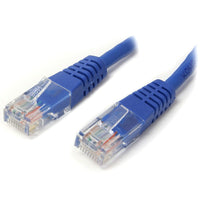 StarTech  Câble réseau Cat5e moulé RJ45 UTP de 50 pi-Le serre-câbles moulé évite que le câble se plie trop à la hauteur du connecteur RJ-45, ce qui réduit la pression au point de terminaison de la prise