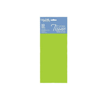 MillBrook Papier de soie, Vert lime, 10 feuilles par paquet, caisse de 12 (93007)-Papier de soie
