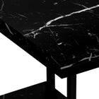 Monarch Specialties - 3674 Table D'Appoint - 25 po H/Marbre Noir/Metal Noir-10