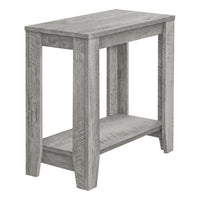 Monarch Specialties - 3380 Table D'Appoint - 22 po H/Gris Industriel-La table d'appoint rectangulaire est confectionnee a partir de sa texture d'aspect bois gris industriel.