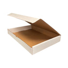 Abbey - Boîtes d'expédition à pliage facile - 9 1/8 po x 12 1/8 po - blanc - paquet de 100-Dimensions (po) : 9 1/8 lar. x 12 1/8 long.