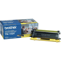 Brother – Cartouche de toner jaune TN110 (TN110Y)-Cartouche de toner rendement standard : jusqu'à 1500 pages