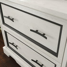Sauder - La Collection Carolina Grove Classeur latéral - Finition Winter Oak-Finition Winter Oak  avec des accents Noir.