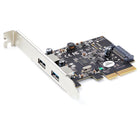 StarTech - Carte PCIe USB 2 ports avec 10 Gbit / s / port-Hautes performances: carte pcie 2 ports usb avec contrôleur asmedia asm3142 (pcie 3.0 x4), 2x superspeed usb-a 10 gb/s (usb 3.1 gen 2 / usb 3.2 gen 2x1), débit max. de 10 gb/s par port, version améliorée de notre carte usb populaire pexusb312a2