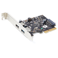 StarTech - Carte PCIe USB 2 ports avec 10 Gbit / s / port-Hautes performances: carte pcie 2 ports usb avec contrôleur asmedia asm3142 (pcie 3.0 x4), 2x superspeed usb-a 10 gb/s (usb 3.1 gen 2 / usb 3.2 gen 2x1), débit max. de 10 gb/s par port, version améliorée de notre carte usb populaire pexusb312a2