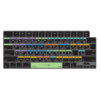 JCPal VerSkin Avid Media Composer Protecteur de clavier pour MacBook Pro 14"/16" (2021/2023), MacBook Air 13"/15" (2022/2023/2024)-La peau ajustée et ultra fine (0,3 mm) protège le clavier des liquides, de la poussière et des débris