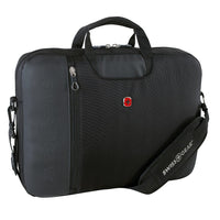 Swiss Gear – Mallette pour ordinateur portatif de 17 po, noir-Compartiment rembourré pour ordinateur portatif
