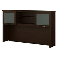 Bush Furniture – Étagère Somerset de 60 po de large, cerisier moka-Ajoutez un espace de rangement et de l’espace de bureau en agrandissant votre bureau avec l’étagère Somerset de 60 po de Bush Furniture. Idéal pour les espaces restreints, l’étagère Somerset offre amplement d’espace de travail additionnel. D’attrayantes portes en verre givré gardent vos projets hors de la vue, tandis que les compartiments ouverts organisent et rangent convenablement vos livres ou cartables. Couvert par la garantie de 6 ans d