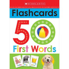 Scholastic Les Jeunes Apprenants Flashcards, 50 Premiers Mots-L’ensemble contient 26 cartes éclair  dans une boîte solide pour un rangement facile.